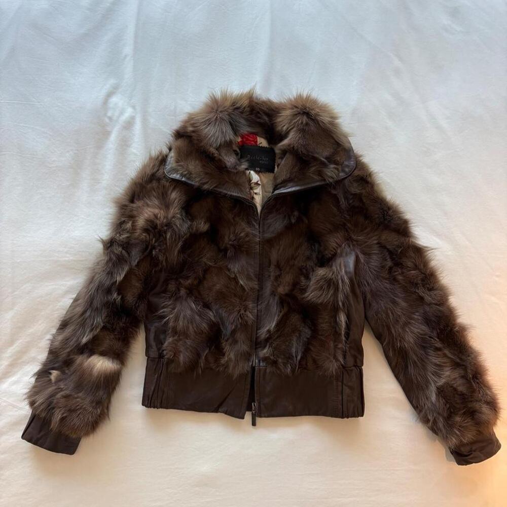 Beautiful brown vintage real fur